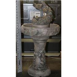 STONEWORK PEDESTAL FOUNTAIN