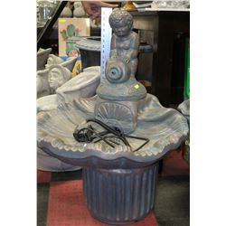 BABY IN HALF SHELL FOUNTAIN