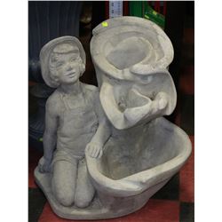 YOUNG GIRL WITH FOUNTAIN