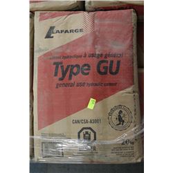 20KG BAG OF LAFARGE GENERAL USE HYDAULIC CEMENT