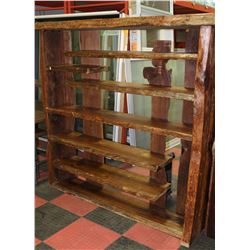 LARGE RUSTIC STYLE SHELVING UNIT