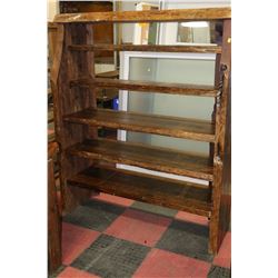 LARGE 6FT RUSTIC STYLE SHELVING UNIT