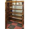 Image 1 : LARGE 6FT RUSTIC STYLE SHELVING UNIT