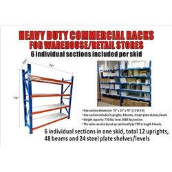 PALLET HEAVY DUTY STEEL SHELVING RACKS