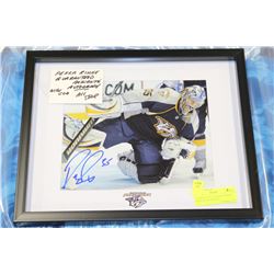 GUARANTEED AUTHENTIC PEKKA RINNE AUTOGRAPHED