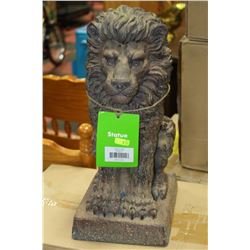 SITTING LION STATUETTE  X 2