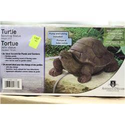 TURTLE SPOUTING STATUE