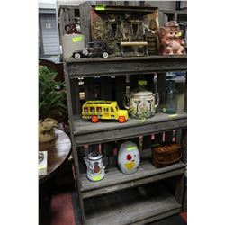 GREY BARNWOOD SHELF ( SMALL )