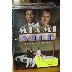 FIVE SEASONS OF MIIAMI VICE DVD BOX SETS