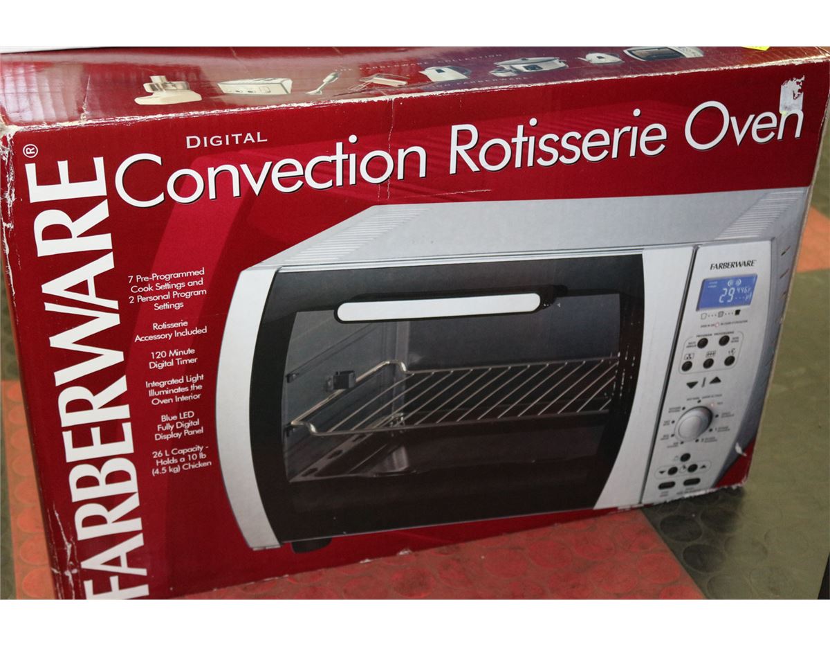 FARBERWARE CONVECTION ROTISSERIE OVEN