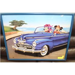 CLASSIC FRAMED MICKEY MOUSE CLUB PRINT
