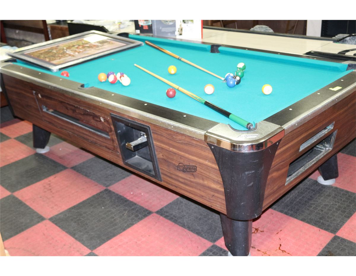 4' X 8' DYNAMO COMMERCIAL POOL TABLE