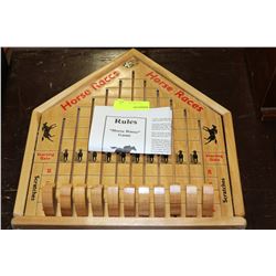 HORSE RACES WOOD GAME