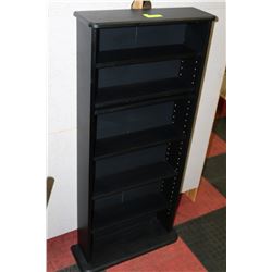 SMALL BLACK SHELVING UNIT