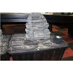 STONE ELECTRIC FOUNTAIN W BASE