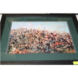CIVIL WAR ERA BATTLEFIELD FRAMED PRINT