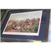 Image 1 : "THE BATTLE OF WATERLOO" BY P. JAZET FRAMED PRINT