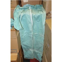 CASE OF SIZE L DISPOSABLE COVERALLS