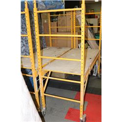 COMMERCIAL ROLLING UTILITY SCAFFOLD