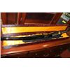 Image 1 : 29" BLACK HANDLED SAMURAI SWORD IN SHEATH & BOX