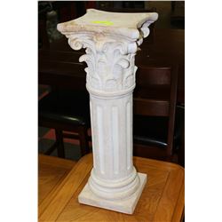 WHITE PEDESTAL