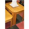 Image 4 : WOODEN COFFEE TABLE & 2 END TABLES