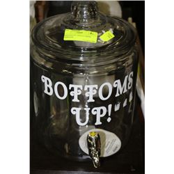 BOTTOM'S UP 2 GALLON DRINK DISPENSER