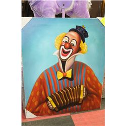 CANVAS CLOWN PAINTING