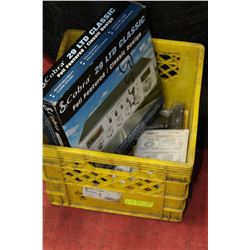 BOX WITH 5TH WHEEL LOCK, CB RADIO & MICS