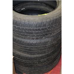 4 FIRESTONE P225/60R18 ALL SEASON TIRES MUD & SNOW