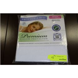 QUEEN SIZE WATERPROOF PILLOW PROTECTOR X4