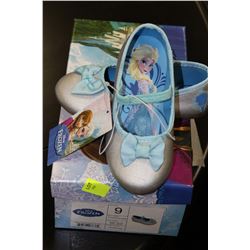 SIZE 9 DISNEY FROZEN BALLERINA SHOES