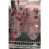 Image 1 : NEW GLASS ROSE VASE X4