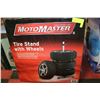 Image 1 : MOTOMASTER TIRE STAND ON WHEELS