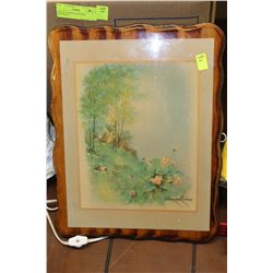 ANDRES OPINAS ANTIQUE WOOD ART