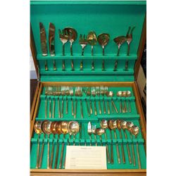 95 PIECE BRONZE CUTLERY SET