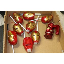 TRAY OF "IRON MAN" WALKIE-TALKIES