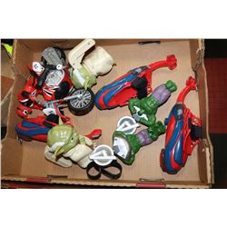 TRAY OF ASSORTED MOVIES FIGURES & TOYS