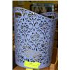 Image 1 : SMALL DECORATIVE PURPLE TRASH CAN