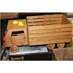 HAND MADE WOODEN FRUIT TRUCK