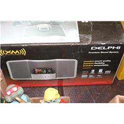 XM RADIO & BOOMBOX - COMES WITH ACCESSORIES