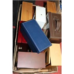 LARGE LOT OF JEWELLERY BOXES & TRINKET STORAGE