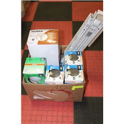 BOX OF ASSORTED LIGHT BULBS