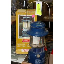 BLUE COLEMAN LAMP - NEVER USED