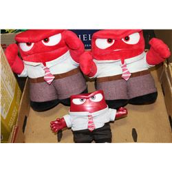 TRAY WITH 3 "INSIDE OUT FIGURES"