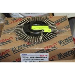 BOX OF 6 PIPELINE BRUSHES