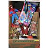 Image 1 : LARGE BOX OF SPIDERMAN FIGURES