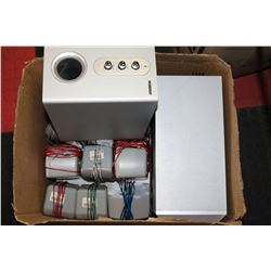 CURTIS SURROUND SPEAKER SYSTEM WITH SUB WOOFER