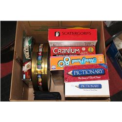 BOX OF FAMILY GAMES