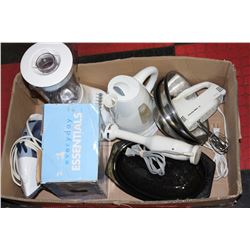 LARGE BOX FULL OF SMALL APPLIANCES